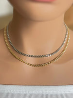 18K Gold/Silver Plated Cuban Link With Magnetic Lock