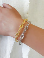 18K Gold/Silver Plated Knot Bracelet