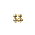 18K Gold Plated Boule Earrings