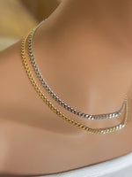 18K Gold/Silver Plated Cuban Link With Magnetic Lock