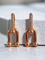 Pave Cubic Zirconia Hardwear Link Earrings