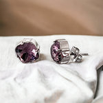 Amethyst Cushion-Cut Swarovski Element Crystals