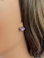 Amethyst Cushion-Cut Swarovski Element Crystals