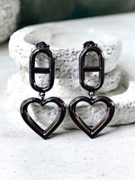 Drop Dangling Heart Earrings