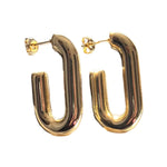 J-Hoop Earrings