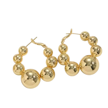 Graduated Ball Earring