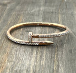 Crystal Nail Bracelet