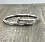 Crystal Nail Bracelet