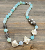 Natural 12mm Agate Necklace