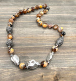 Natural 12mm Agate Necklace