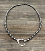 Hematite 6x8mm Necklace