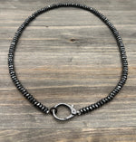 Hematite 6x8mm Necklace