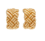 18K Gold/Silver Plated Mesh Earrings