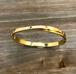 Stainless Steel X CZ Bracelet