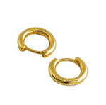 18K Gold/Silver Plated Hoop Earrings