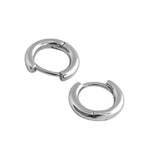 18K Gold/Silver Plated Hoop Earrings
