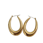18K Gold Plated Chunky Hoop Earrings