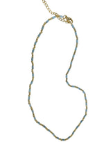 18K Gold Plated Bead With Enamel Link Necklace
