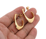 18K Gold Plated Geometric Earrings
