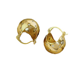 CZ Ball Hoop Earrings