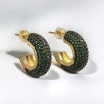 20mm Color CZ Hoop Earrings