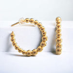 30MM Bead Hoop Earrings