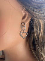 Drop Dangling Heart Earrings