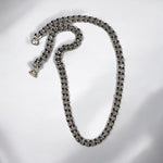 Colorful Vintage Cuban Link  Chain Necklace